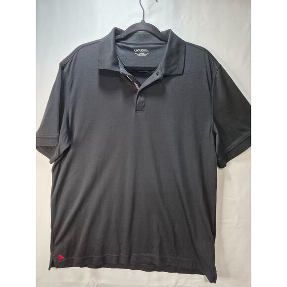 UNTUCKit Men's Black Polo Shirt - Large - Picture 1 of 3